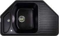 Кухонная мойка ZIGMUND & SHTAIN eckig 800(черный базальт)