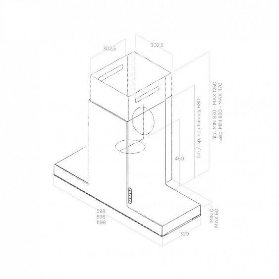 Вытяжка ELICA HAIKU WH/A/90 купить с доставкой по Москве и Московской области в интернет-магазине АваТехно