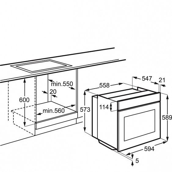 Духовой шкаф ELECTROLUX eoa 3400 aox купить с доставкой по Москве и Московской области в интернет-магазине АваТехно