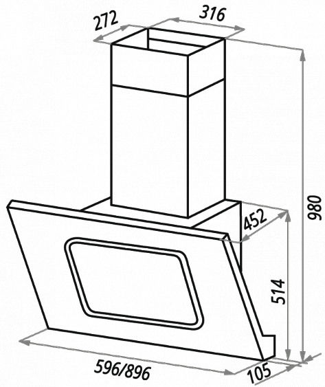 Вытяжка MAUNFELD omron 60 white купить с доставкой по Москве и Московской области в интернет-магазине АваТехно
