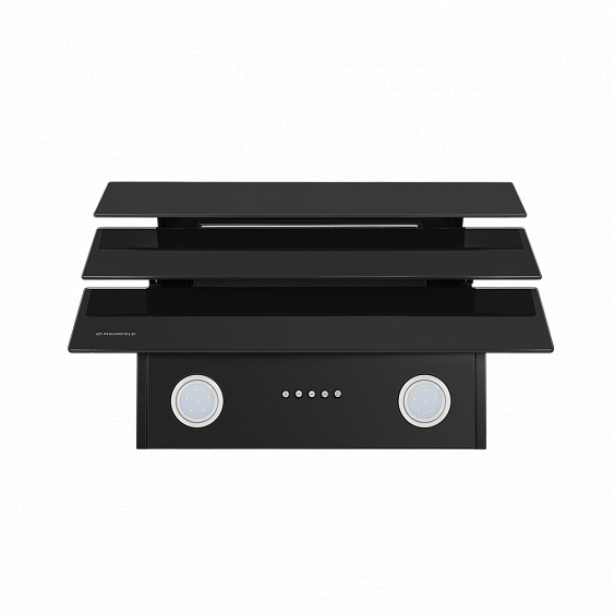 Вытяжка Maunfeld CASCADA PUSH 60 черный купить с доставкой по Москве и Московской области в интернет-магазине АваТехно