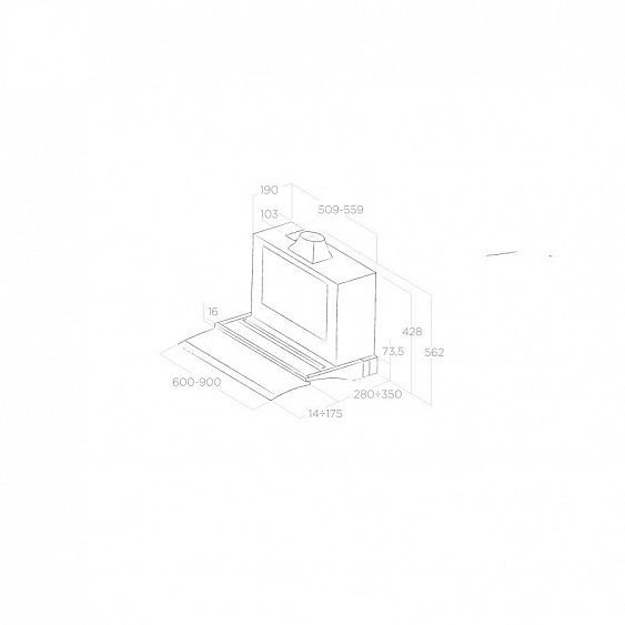 Вытяжка ELICA GLIDE IX/A/90 (52614598C) купить с доставкой по Москве и Московской области в интернет-магазине АваТехно