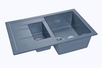 Кухонная мойка GRANFEST Quadro GF-Q775KL графит