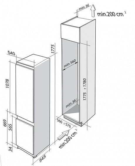 Холодильник DE DIETRICH DRC1027J купить с доставкой по Москве и Московской области в интернет-магазине АваТехно