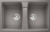 Кухонная мойка BLANCO LEXA 8 SILGRANIT PuraDur алюметаллик гранит 524962