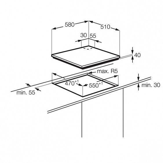 Поверхность ELECTROLUX egt 6142 nok купить с доставкой по Москве и Московской области в интернет-магазине АваТехно