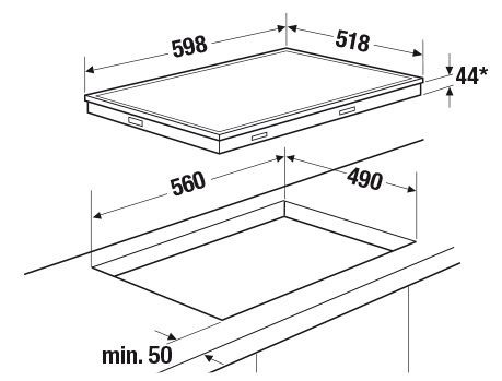Стеклокерамическая панель KUPPERSBUSCH KE 6310.0 SR купить с доставкой по Москве и Московской области в интернет-магазине АваТехно