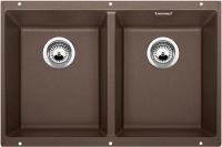 Кухонная мойка BLANCO SUBLINE 350/350-U SILGRANIT кофе с отв.арм. InFino (арт.523583)