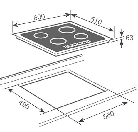 Электрическая поверхность TEKA tm 620 купить с доставкой по Москве и Московской области в интернет-магазине АваТехно