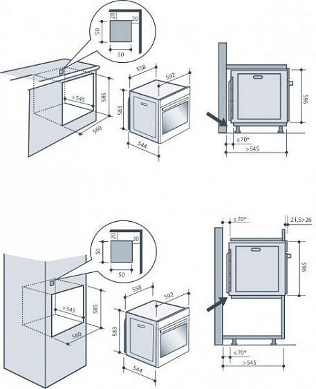 Духовой шкаф DE DIETRICH DOE7560X купить с доставкой по Москве и Московской области в интернет-магазине АваТехно