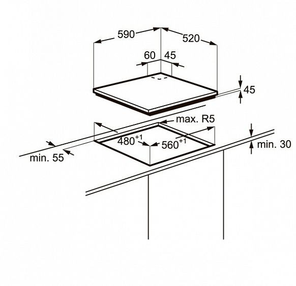 Поверхность ELECTROLUX egt 96345 yk купить с доставкой по Москве и Московской области в интернет-магазине АваТехно