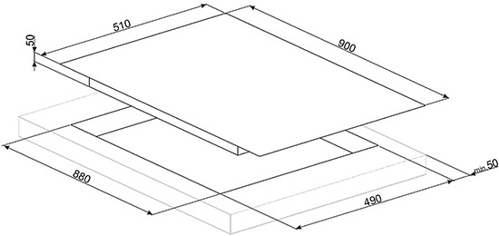 Поверхность SMEG SIM693DW купить с доставкой по Москве и Московской области в интернет-магазине АваТехно