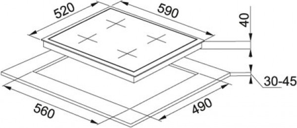 Варочная панель FRANKE 106.0253.138 FRANKE FHGL 604 4G TC BK C, черное стекло купить с доставкой по Москве и Московской области в интернет-магазине АваТехно