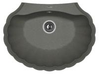 Кухонная мойка FLORENTINA Гребешок черный (20.345.E0695.102)