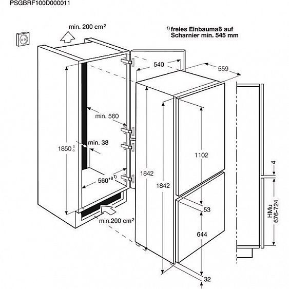 Холодильник ELECTROLUX ENN93111AW купить с доставкой по Москве и Московской области в интернет-магазине АваТехно
