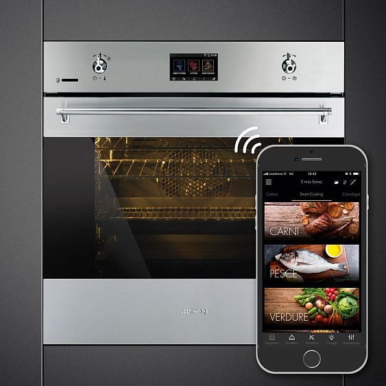 Духовой шкаф SMEG SFP6303WTPX купить с доставкой по Москве и Московской области в интернет-магазине АваТехно