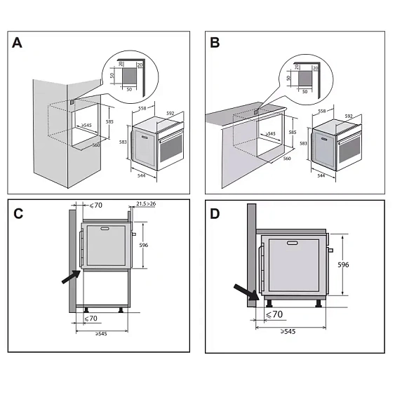 Духовой шкаф DE DIETRICH DOP4546HT купить с доставкой по Москве и Московской области в интернет-магазине АваТехно