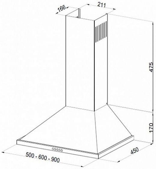 Вытяжка KORTING KHC 6750 RSI купить с доставкой по Москве и Московской области в интернет-магазине АваТехно