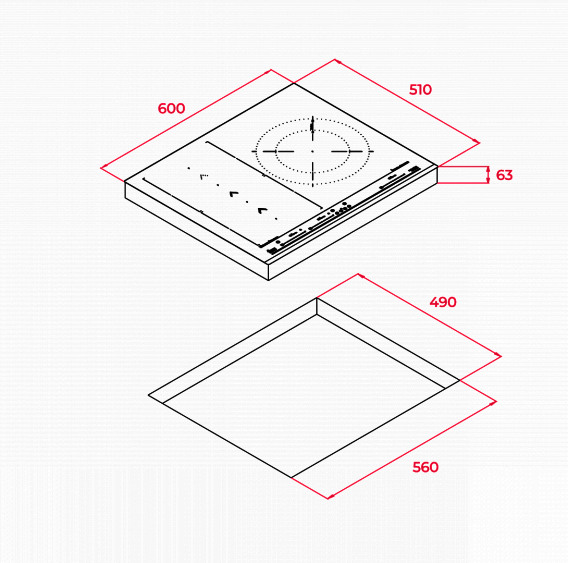Варочная поверхность TEKA IZS 65600 MSP (112500001) купить с доставкой по Москве и Московской области в интернет-магазине АваТехно