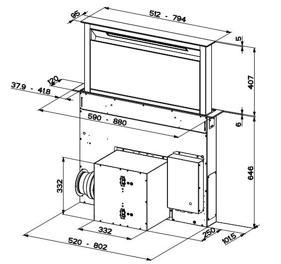Встраиваемая вытяжка Faber FABULA EVO+WH A90 купить с доставкой по Москве и Московской области в интернет-магазине АваТехно