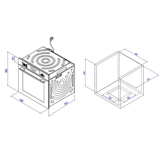 Духовой шкаф KORTING OKB 4701 CNRB купить с доставкой по Москве и Московской области в интернет-магазине АваТехно