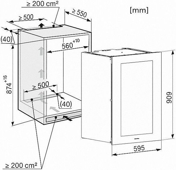 Винный шкаф Miele KWT 6422 iG купить с доставкой по Москве и Московской области в интернет-магазине АваТехно
