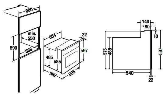 Духовой шкаф KUPPERSBUSCH EEB 6860.1 JX8 Hot Chili купить с доставкой по Москве и Московской области в интернет-магазине АваТехно