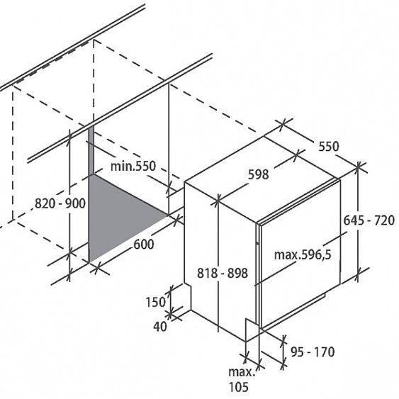 Посудомоечная машина CANDY CDI1DS673-07 купить с доставкой по Москве и Московской области в интернет-магазине АваТехно