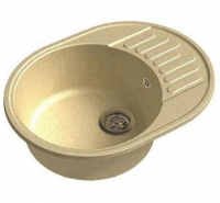 Кухонная мойка GRANFEST QUARZ GF-Z 58 бежевый