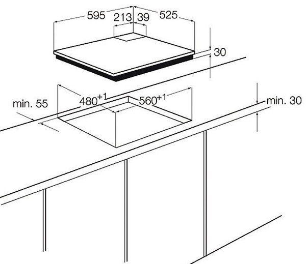 Поверхность AEG hg 654320 um купить с доставкой по Москве и Московской области в интернет-магазине АваТехно
