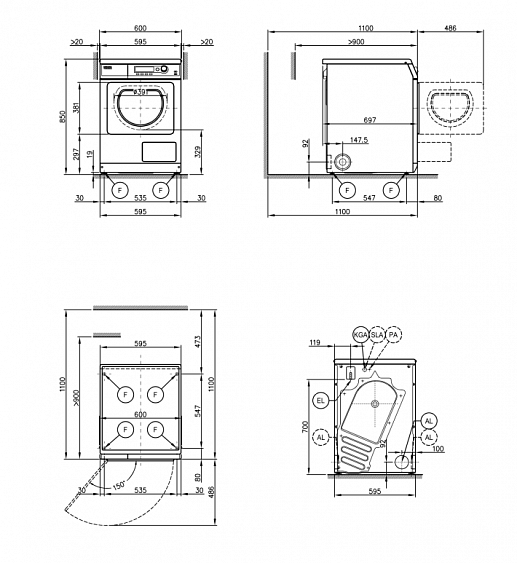 Сушильная машина Miele PT 5136 [EL] купить с доставкой по Москве и Московской области в интернет-магазине АваТехно