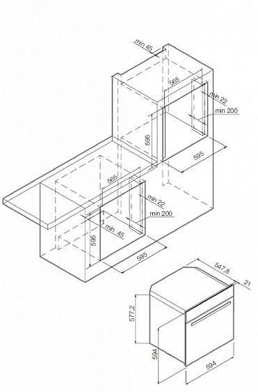 Духовой шкаф GRAUDE BE 60.2 S купить с доставкой по Москве и Московской области в интернет-магазине АваТехно