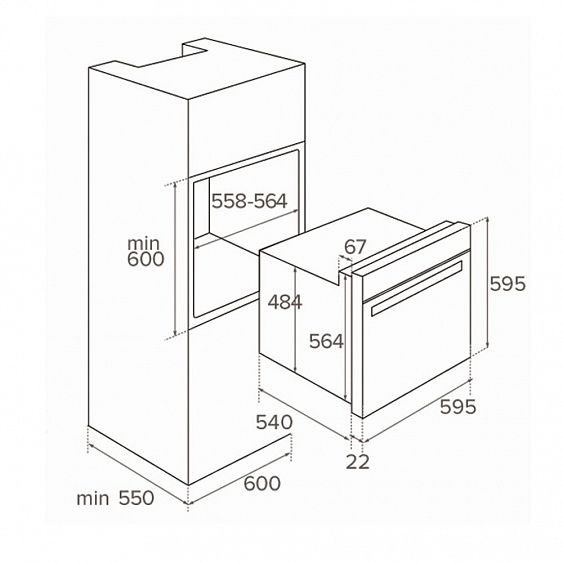 Духовой шкаф TEKA HO 725G BK (41590100) купить с доставкой по Москве и Московской области в интернет-магазине АваТехно