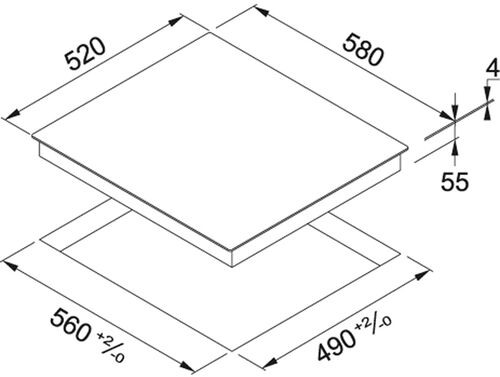 Индукционная варочная поверхность Franke FHSM6033IDZ (108.0492.716) купить с доставкой по Москве и Московской области в интернет-магазине АваТехно