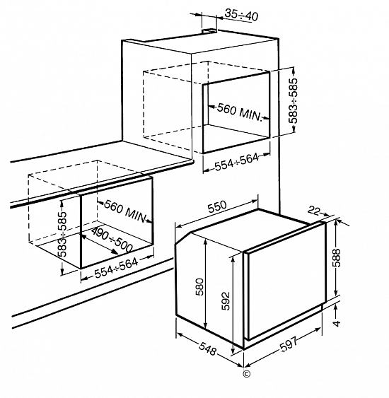 Духовой шкаф SMEG sf750po купить с доставкой по Москве и Московской области в интернет-магазине АваТехно