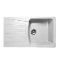 Мойка GRANFEST Standart GF-S850L (850х495) Белый 331 с крылом 417582