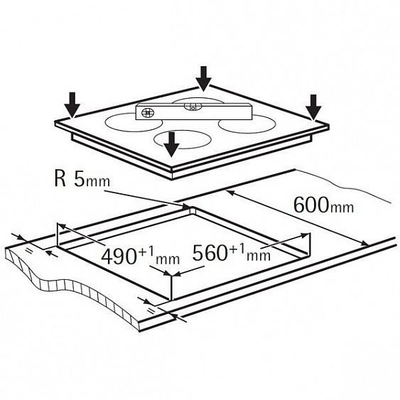 Поверхность AEG hk 654070 fb купить с доставкой по Москве и Московской области в интернет-магазине АваТехно