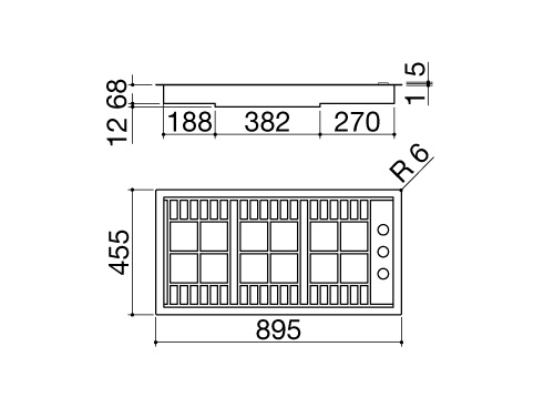 Варочная поверхность BARAZZA 1PLB2T купить с доставкой по Москве и Московской области в интернет-магазине АваТехно