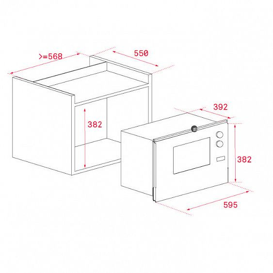 Микроволновая печь TEKA ML 825 TFL (40590640) купить с доставкой по Москве и Московской области в интернет-магазине АваТехно