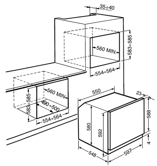 Духовой шкаф SMEG sf496x купить с доставкой по Москве и Московской области в интернет-магазине АваТехно