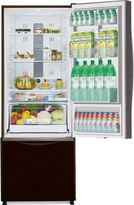 Холодильник HITACHI R-B 572 PU7 GGR графитовое стекло купить с доставкой по Москве и Московской области в интернет-магазине АваТехно