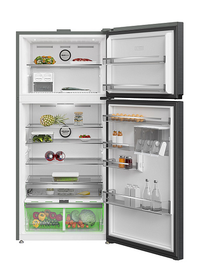 Двухкамерный холодильник Grundig GDN18820HXBR купить с доставкой по Москве и Московской области в интернет-магазине АваТехно