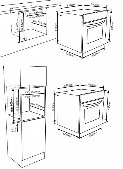 Духовой шкаф ZIGMUND & SHTAIN en 106.511 b купить с доставкой по Москве и Московской области в интернет-магазине АваТехно