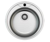 Кухонная мойка Zigmund & Shtain Kreis 510.7 polished с сифоном