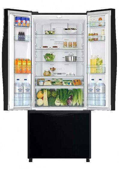 Холодильник HITACHI R-WB 562 PU9 GBK черное стекло купить с доставкой по Москве и Московской области в интернет-магазине АваТехно