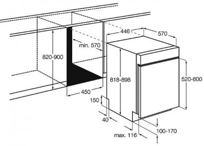 Посудомоечная машина ELECTROLUX esi 4200 lox купить с доставкой по Москве и Московской области в интернет-магазине АваТехно
