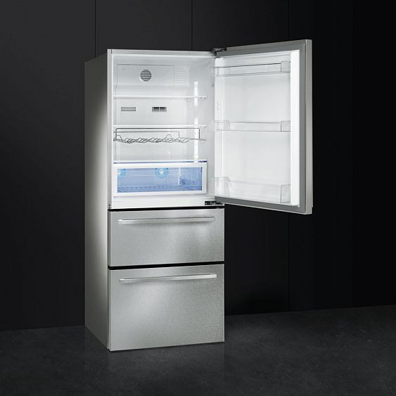 Холодильник  SMEG ft41bxe купить с доставкой по Москве и Московской области в интернет-магазине АваТехно