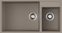 Кухонная мойка OMOIKIRI Tedori 85-2-U-SA Tetogranit/бежевый (4993942)