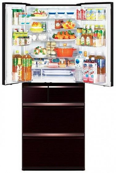 Холодильник MITSUBISHI-ELECTRIC MR-WXR627Z-BR-R купить с доставкой по Москве и Московской области в интернет-магазине АваТехно