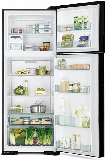 Холодильник HITACHI R-VG 542 PU7 GGR графитовое стекло купить с доставкой по Москве и Московской области в интернет-магазине АваТехно